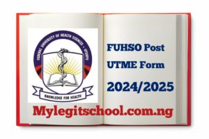 FUHSO Post UTME Form | Federal University of Health Sciences otukpo