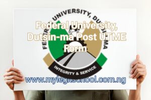 FUDMA Post UTME Form