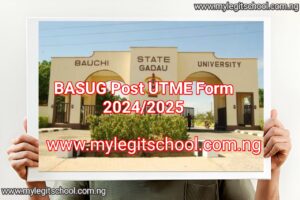 BASUG Post UTME Form | See How To Apply