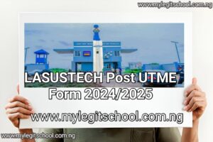 LASUSTECH post UTME Form