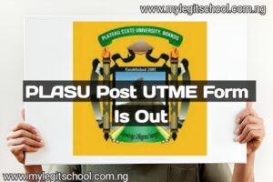 PLASU Post UTME Form