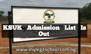 KSUK Admission List