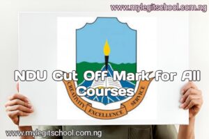 NDU Cut Off Mark for All Courses