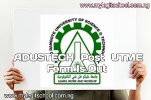 ADUSTECH Post UTME Form