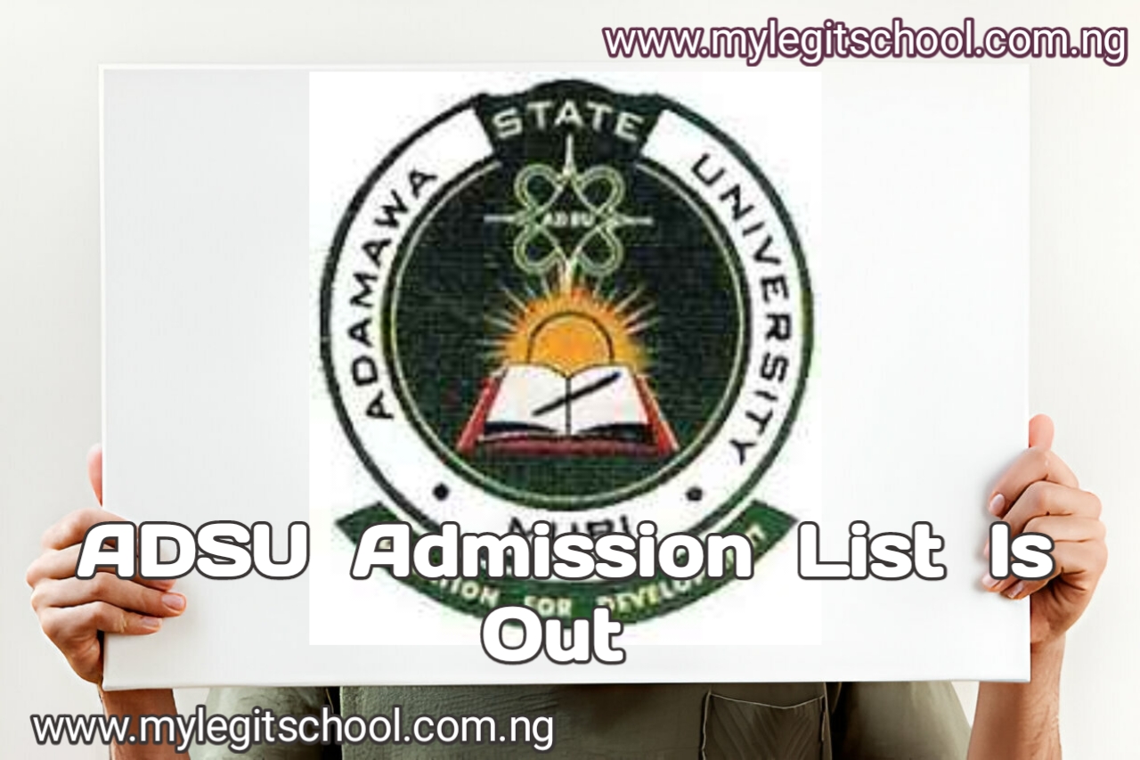 ADSU Admission List Is Out